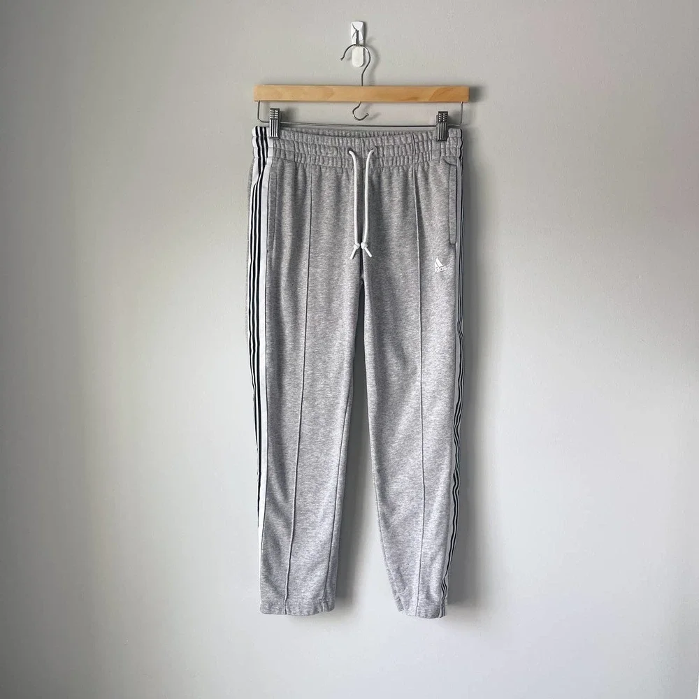 Adidas | Basic Gray Sweatpants w Drawstring Size Small S